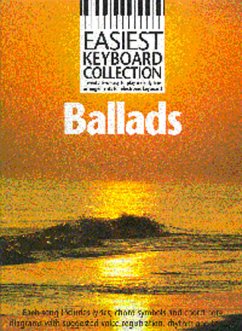 Cover Easiest Keyboard Collection Ballads Melody Lyrics Chords Book