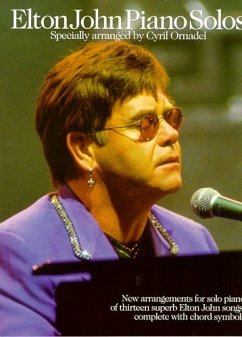 Cover Elton John: Piano Solos with chord symbols