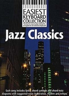 Cover Easiest Keyboard Collection Jazz Classics for voice and keyboard Songbook