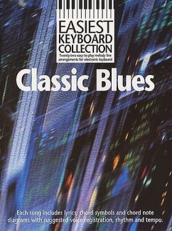 Cover Easiest Keyboard Collection Classic Blues Melody Lyrics Chords Books