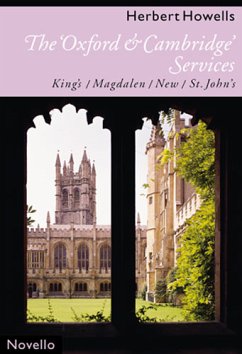 Cover The Oxford and Cambridge Services for mixed chorus and organ Score