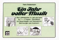 Ein Jahr voller Musik Die 4 Jahreszeiten in Lied und Spiel für 1-2 Sopranblockflöten