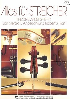 Alles für Streicher Band 1 Theorie Arbeitsheft Viola