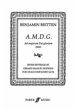 A.M.D.G - Ad majorem Dei gloriam (1939), choir - Britten, Benjamin
