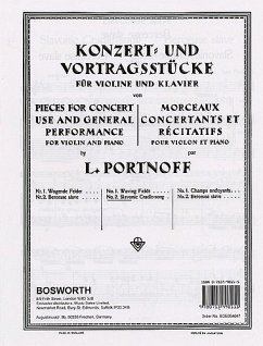 Cover Slavonic Cradle-Song for violin and piano