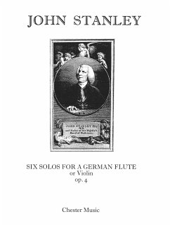 Cover 6 Solos for a German Flute op.4 for flute (violin) and piano