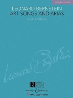 Art Songs and Arias, mittlere/tiefe Stimme und Klavier - Bernstein, Leonard