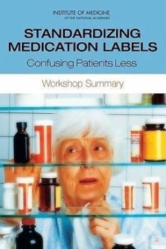 Standardizing Medication Labels - Institute Of Medicine; Board on Population Health and Public Health Practice; Roundtable on Health Literacy