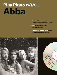 Cover Play Piano with ABBA (+CD): songbook voice/piano