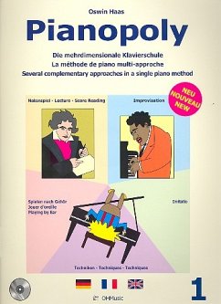 Cover Pianopoly Band 1 (+CD) für Klavier (dt/frz/en)