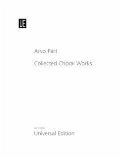 Cover Collected Choral Works, für Chor SATB auch mit Instrumenten / Orchester, Studienpartitur