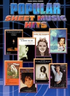Cover Popular Sheet Music Hits: for piano/vocal/guitar