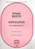 Supplication for cello solo and piano Jewish Life no.2 Supplication for cello solo and piano Jewish Life no.2