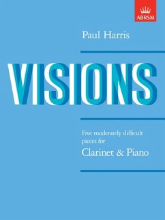 Cover Visions 5 moderately difficult pieces for clarinet and piano