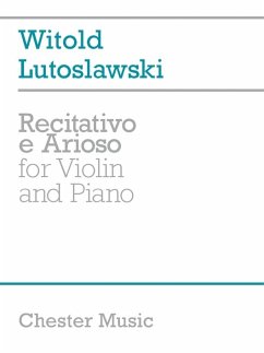 Witold Lutoslawski: Recitativo E Arioso for Violin and Piano