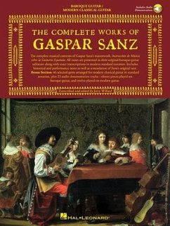 The Complete Works of Gaspar Sanz - Volumes 1 & 2 (2 Books with Online Audio) [With 2 CDs]