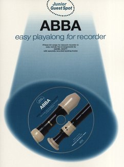 Cover Abba (+Audiodateien) for recorder junior guest spot easy playalong