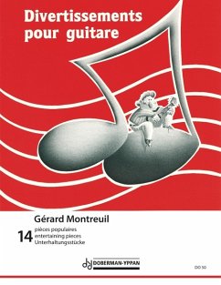 Cover Divertissements 14 pičces populaires pour guitare
