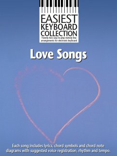Cover Easiest Keyboard Collection Love Songs Melody Lyrics Chords Books