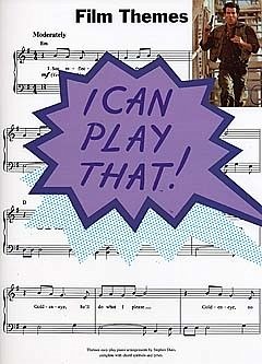 Cover I can play that: Film Themes Songbook for piano easy-play piano arrangements