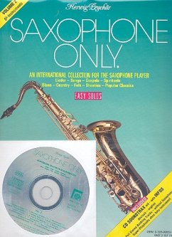 Cover Saxophone only vol.2 (+CD) international collection for the saxophone player