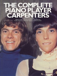 Cover The complete Piano Player: Carpenters Songbook for voice/piano
