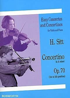 Cover Concertino in a Minor for Violin and Piano, Op. 70