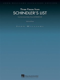 Cover Three Pieces from Schindler's List Violin and Piano