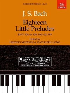 Cover Eighteen Little Preludes BWV 924-8, 930, 933-43 & 999