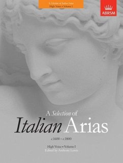 Cover A Selection of Italian Arias 1600-1800, Volume I (High Voice)