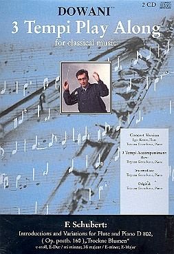 Introduktion und Variationen Trockene Blumen D802 (+CD) für Flöte und Klavier