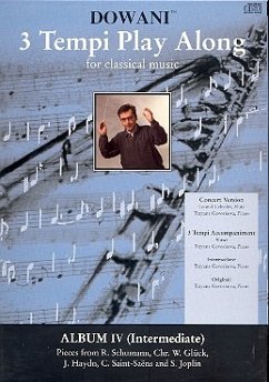 Cover 3 Tempi playalong CD Album 4 intermediate Konzertversion (Flöte/Klavier) und Klavierbegleintung in 3 Tempi