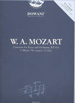 Konzert C-Dur Nr.13 KV415 für Klavier und Orchester (+CD) für 2 Klaviere Partitur und Solostimme