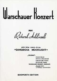 Cover Addinsell: Warschauer Konzert - komplett KLavier Solo