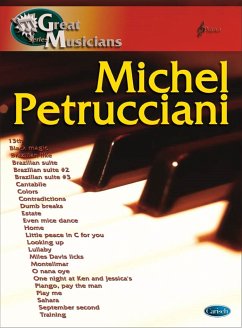 Cover Michel Petrucciani: Great Musicians Series songbook melody line and chords (piano treble clef)