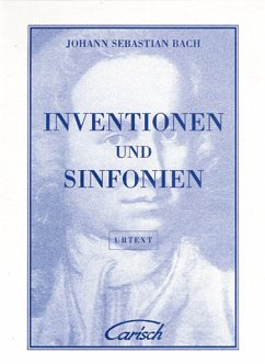 Cover Inventionen und Sinfonien für Klavier