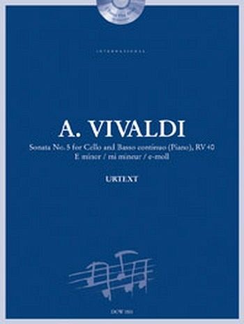 Sonate e-moll RV40 Nr.5 (+CD) für Violoncello und Klavier Urtextausgabe Sonate e-moll RV40 Nr.5 (+CD) für Violoncello und Klavier Urtextausgabe
