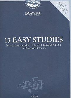 Cover 13 easy Studies (+ 2 CD's) for piano and orchestra for 2 pianos