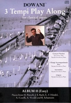 Cover 3 Tempi Playalong CD Album 2 easy Konzertversion (fl/klav) und Klavierbegleitung in 3 Tempi