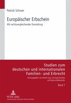 Europäischer Erbschein - Schroer, Patrick