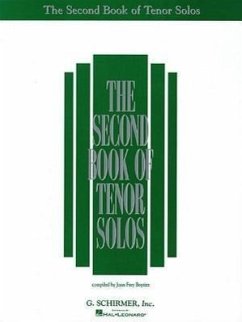 The Second Book of Tenor Solos