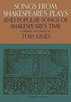 Songs from Shakespeare's Plays and Popular Songs of Shakespeare's Time