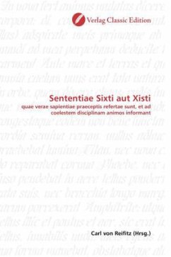 Sententiae Sixti aut Xisti Sententiae Sixti aut Xisti