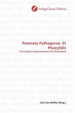 Poemata Pythagorae, Et Phocylidis