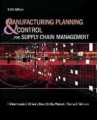 Manufacturing Planning and Control for Supply Chain Management - Jacobs, F Robert; Berry, William Lee; Whybark, David Clay; Vollmann, Thomas E