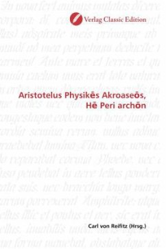 Aristotelus Physik's Akroase s, H Peri arch n