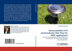 Nanocrystalline II-VI semiconductor thin films for DSSC applications