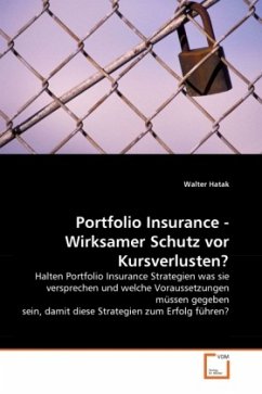 Portfolio Insurance - Wirksamer Schutz vor Kursverlusten? - Hatak, Walter