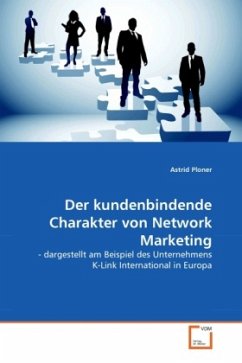 Der kundenbindende Charakter von Network Marketing - Ploner, Astrid