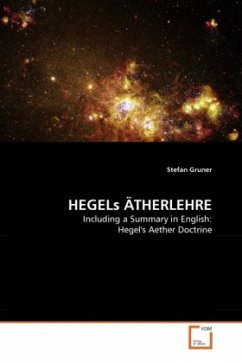 HEGELs ÄTHERLEHRE - Gruner, Stefan